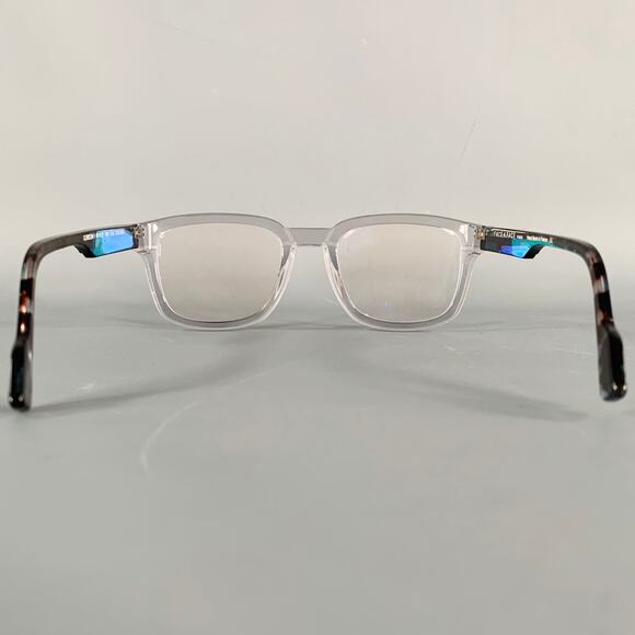 FACE A FACE Gordon 1 Grey Clear Marbled Acetate Eyewear - Picture 3 of 6